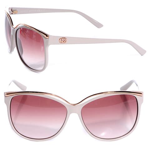 white sunglasses gucci